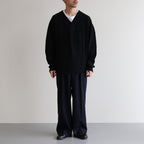 Wool Harf Cardigan ST V-neck #DARK Charcoal [NEP-AW2403]