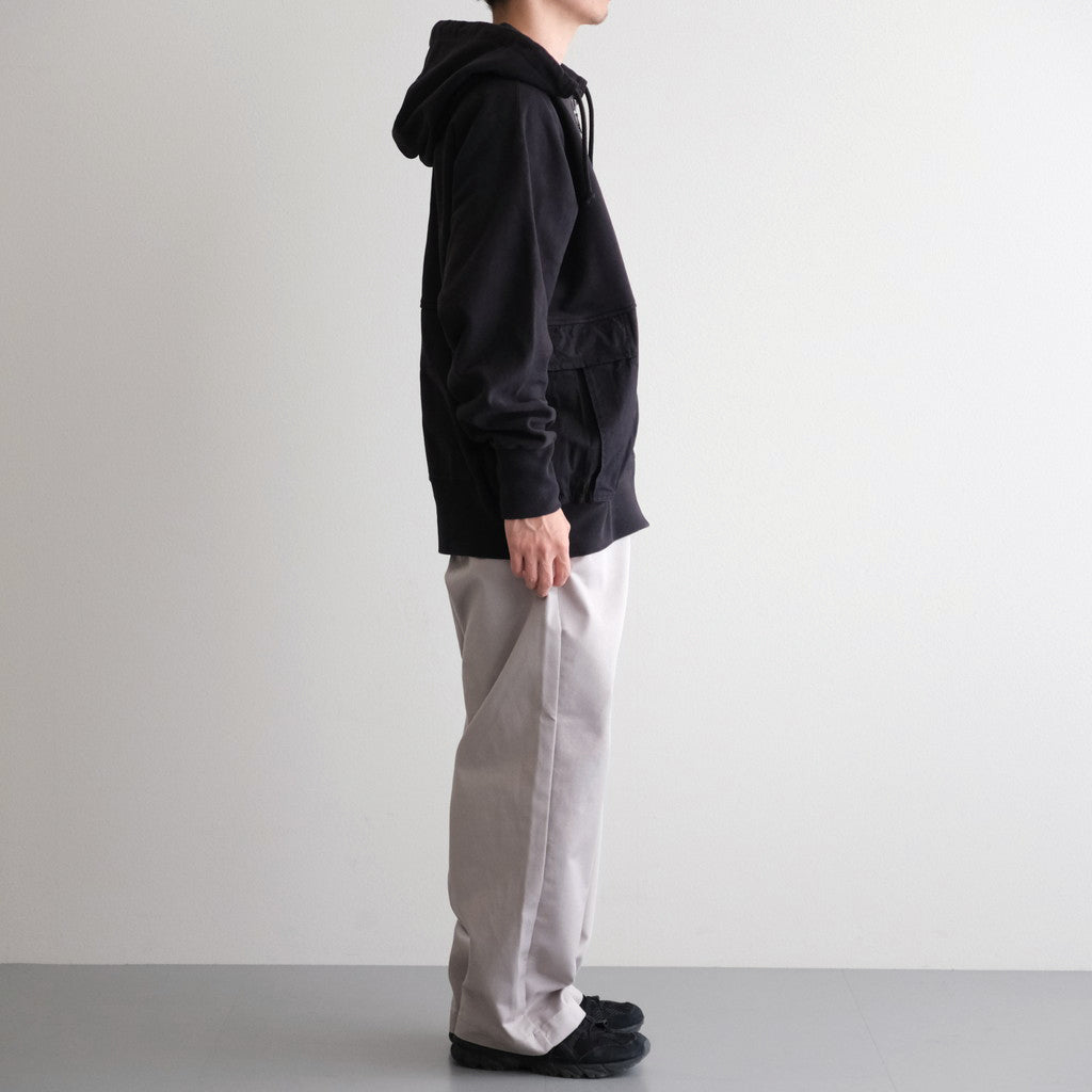 11oz Zip Up Hoodie #Black [N25FH046]