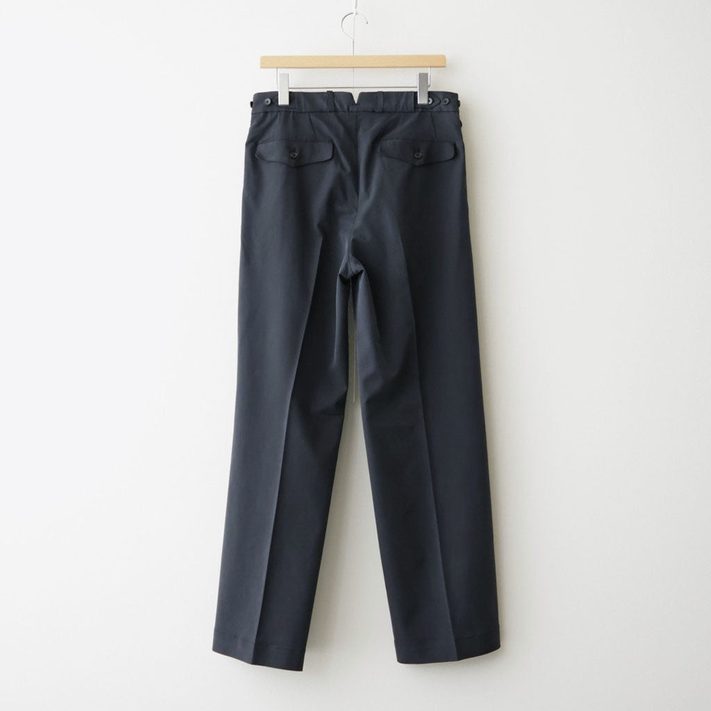 DOUBLE-PLEATED BUGS TROUSER #GRAPHITE [261OJ-PT29]