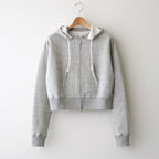 AFTER HOODIE ZIP UP SWEAT #TOP GRAY [26W-BIS-CS51]