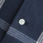 Flannel PALAKA Check Shirt #Navy [S25FG016]