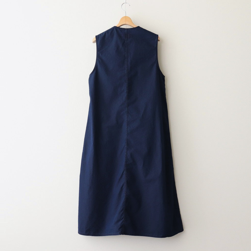 Indigo Field Jumper Dress #Indigo [N25SF024]