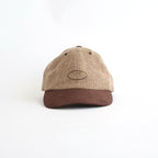 BRITISH TWEED WOOL CAP - FANBOY #COCOA [Y01019]