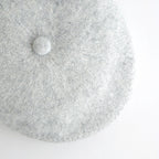 ANGORA WOOL HUNTHING CAP - GENTLEMAN #GRAY [X01007]