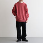 FADE COLOR JUMBERCA URAKE CREW NECK #FADE RED [BN-25FM-033]
