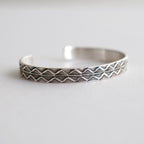 HENRY MARIANO スタンプバングル D #SILVER