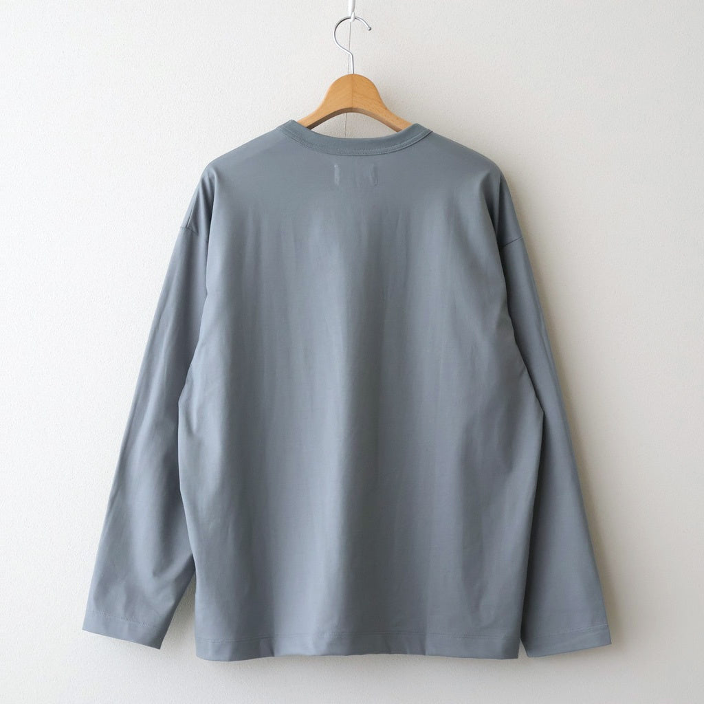 COMFORT FIT L/S Tee #DOLPHIN GREY [A25C05CS03C]