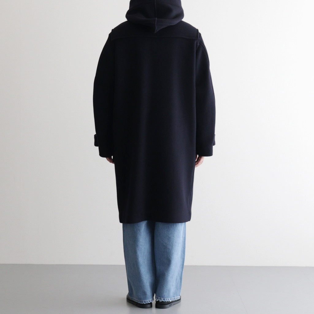 Wool Felton Duffle Coat #DarkNavy×Black-toggle [bROOTS25F2