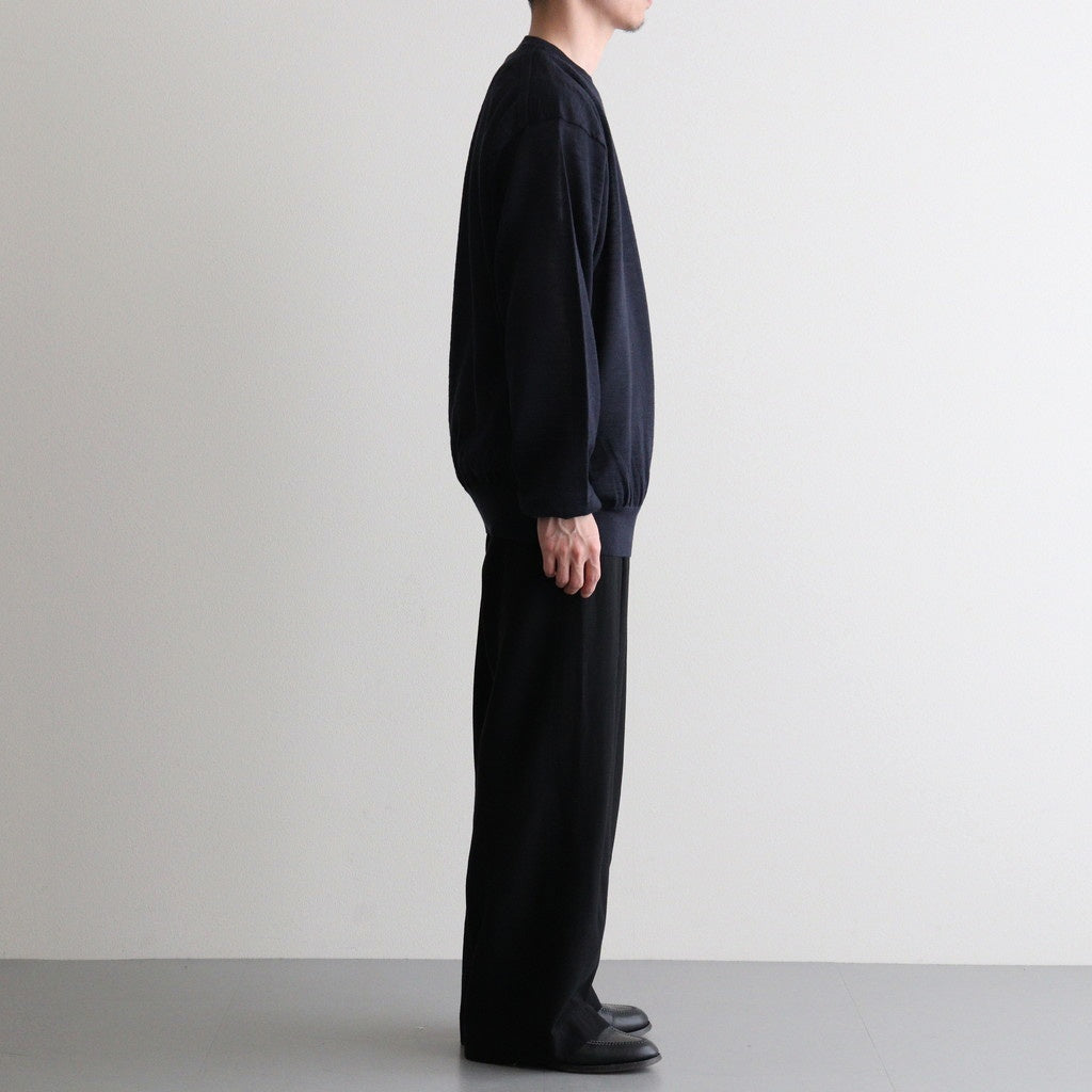CHOMA CREW NECK #NAVY [BN-26SM-058]