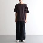 NORMANDY LINEN T-SHIRT #DARK BROWN [BN-25SM-066]