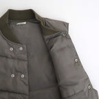 MOUNTAINEER DOWN VEST #D.GRAY [PMAU-VT01]