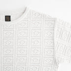 GRASSY LACE CREW NECK #WHITE [BN-26SL-028]