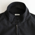 HOPSACK DRIZZLER JACKET #CHARCOAL [PMAT-OT01]