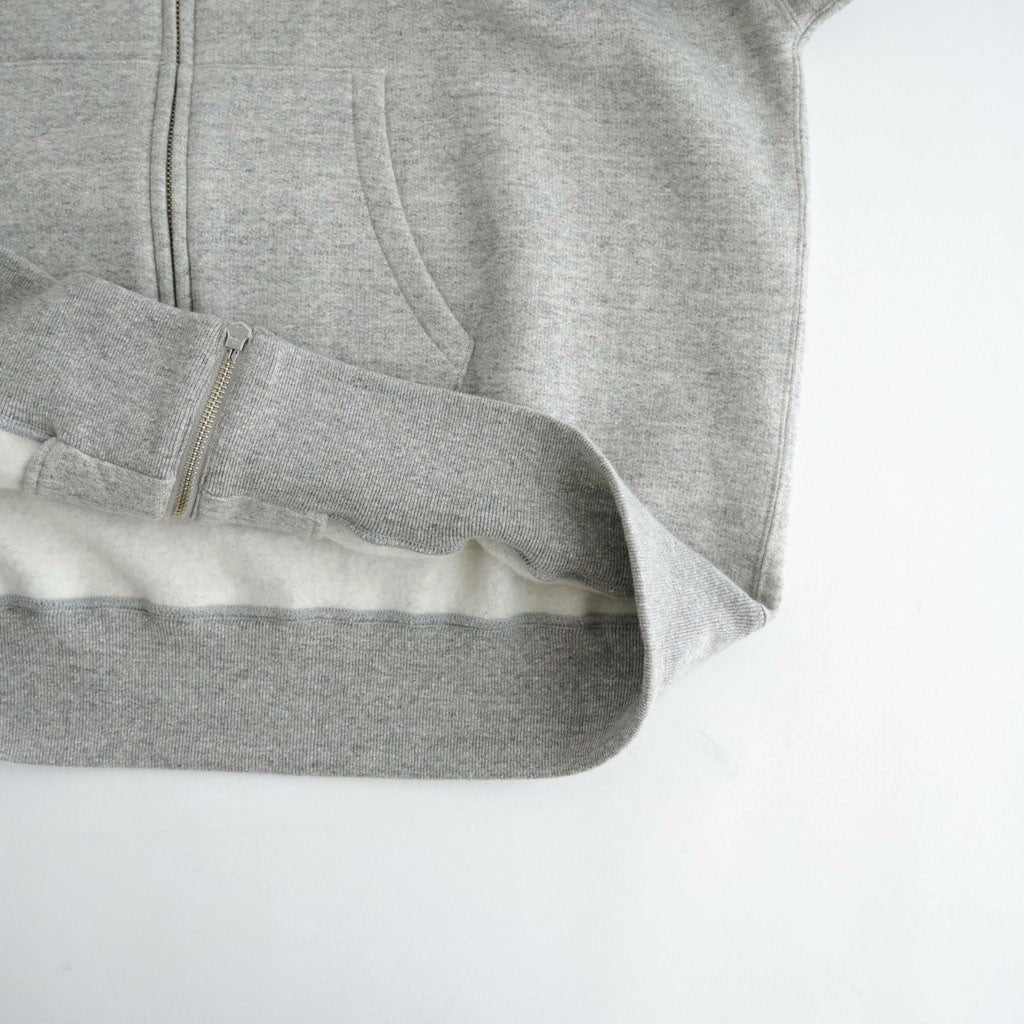 AFTER HOODIE ZIP UP SWEAT #TOP GRAY [26W-BIS-CS51]