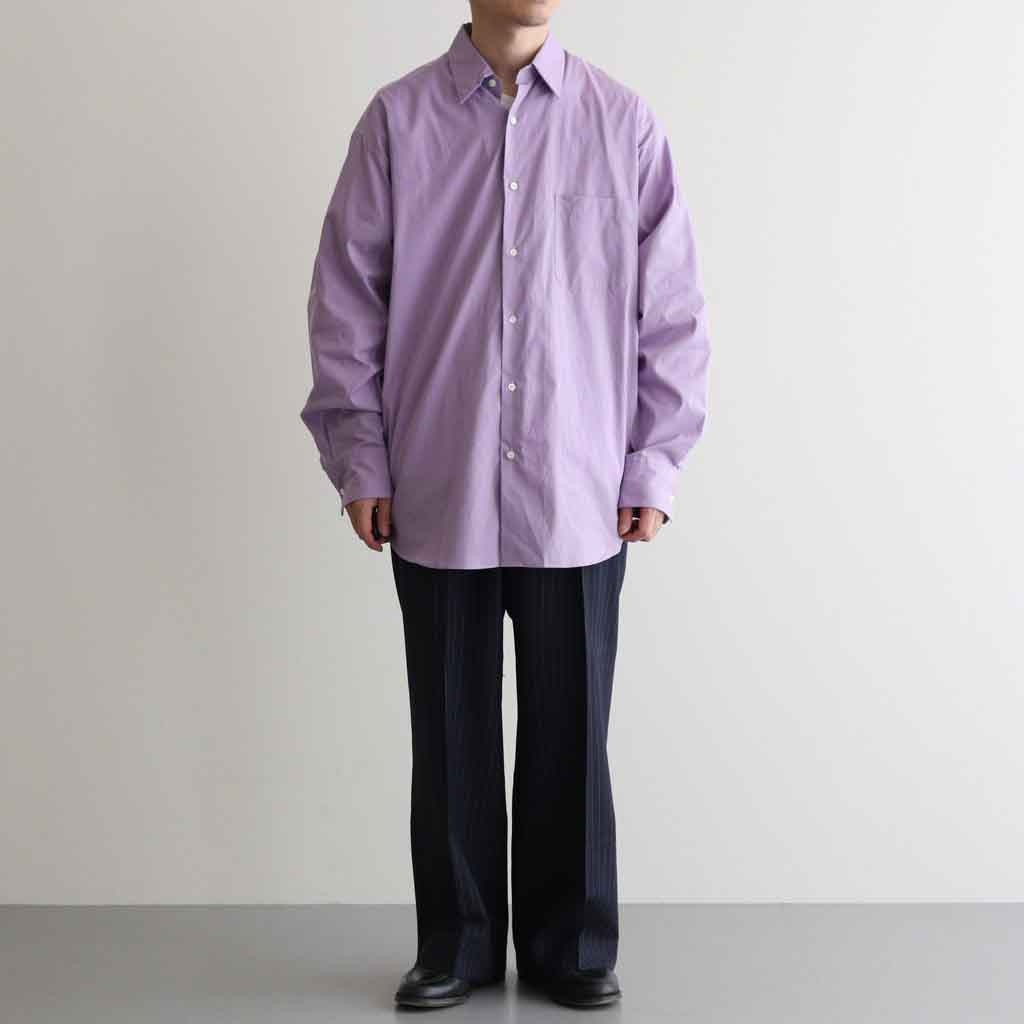 REGULAR STRAIGHT TROUSERS #NAVY STRIPE [M25C07PT02C]