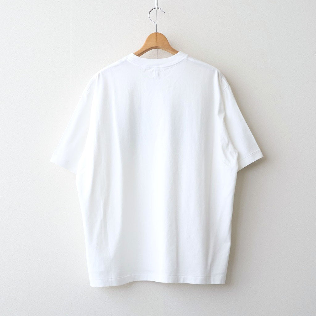 RAREGROOVE Print Tee WIDE #White×Black-PT [bROOTS25S34S26B]