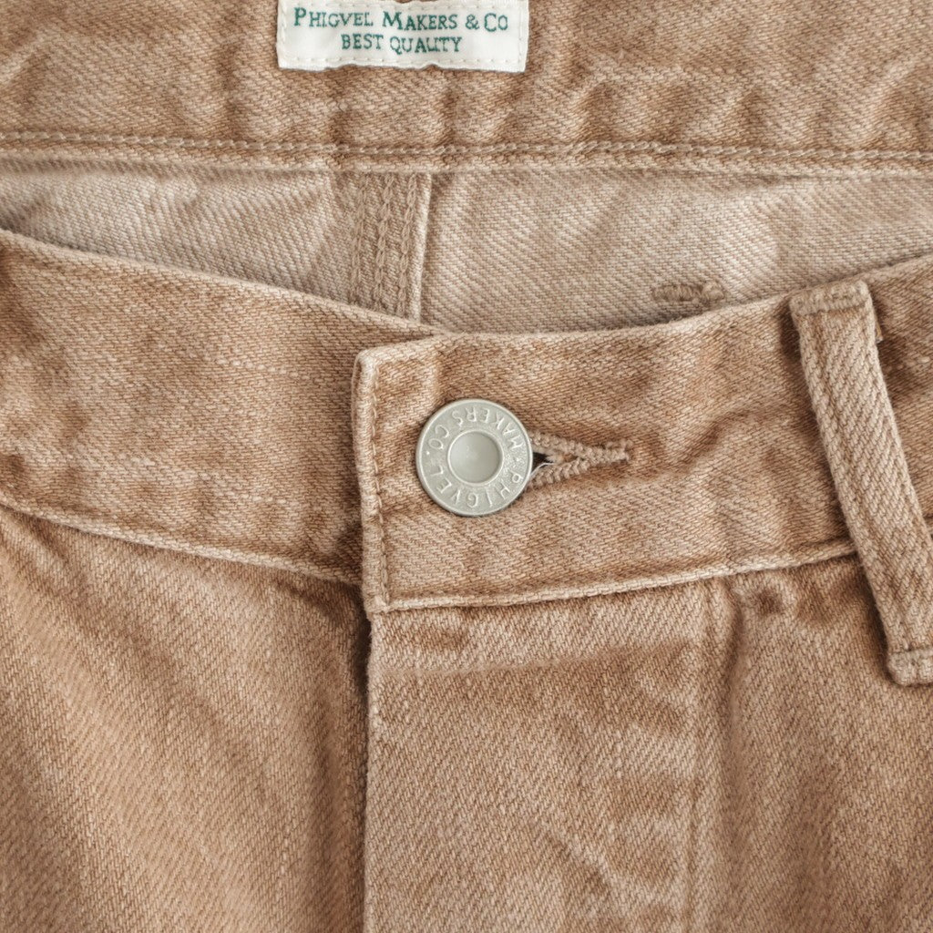 DENIM PAINTER TROUSERS #BROWN(PAINTED) [PMAV-PT10]