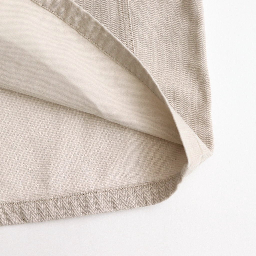 PATINA HERRINGBONE SOUVENIR JACKET #BONE [251OJ-JK16]