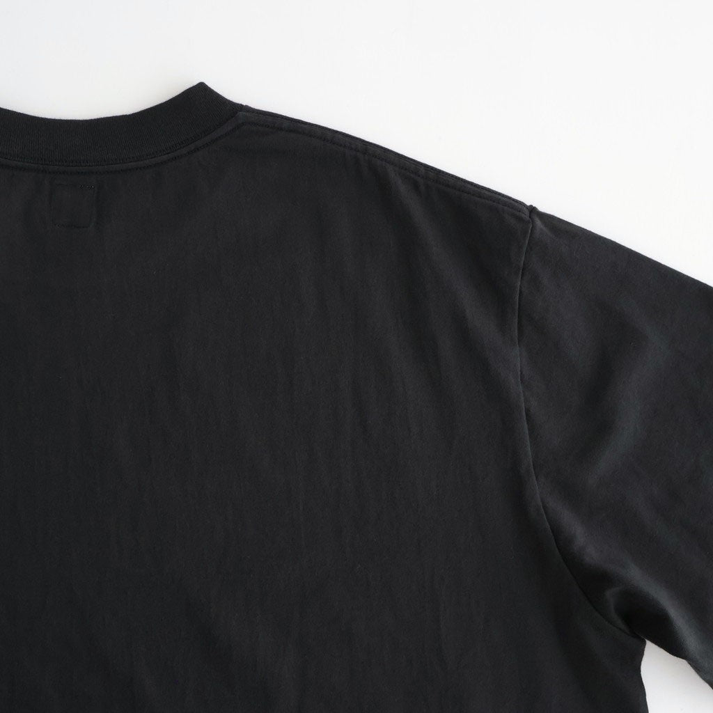 b Patch Tee WIDE #InkBlack×Charcoal [bROOTS25S34S26C]