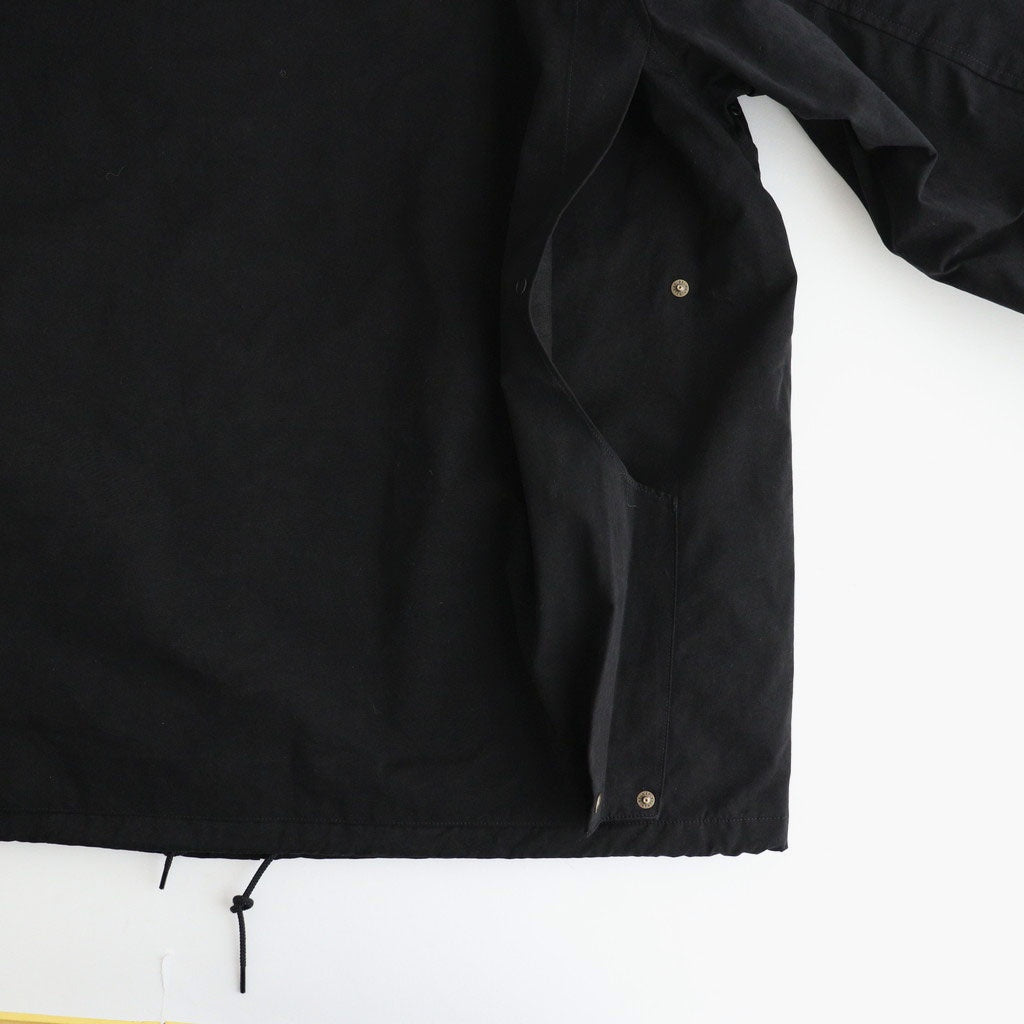 WAXED CLOTH FIELD COACH JACKET #INK BLACK [PMAW-OT04]