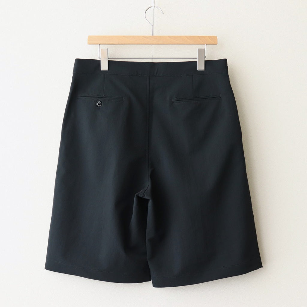 ALPHADRY Double Pleats Shorts #Black [S25SD052] – Diffusion