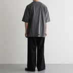 DOUBLE PLEATED EASY TROUSERS #BLACK [A25C04PT02C]