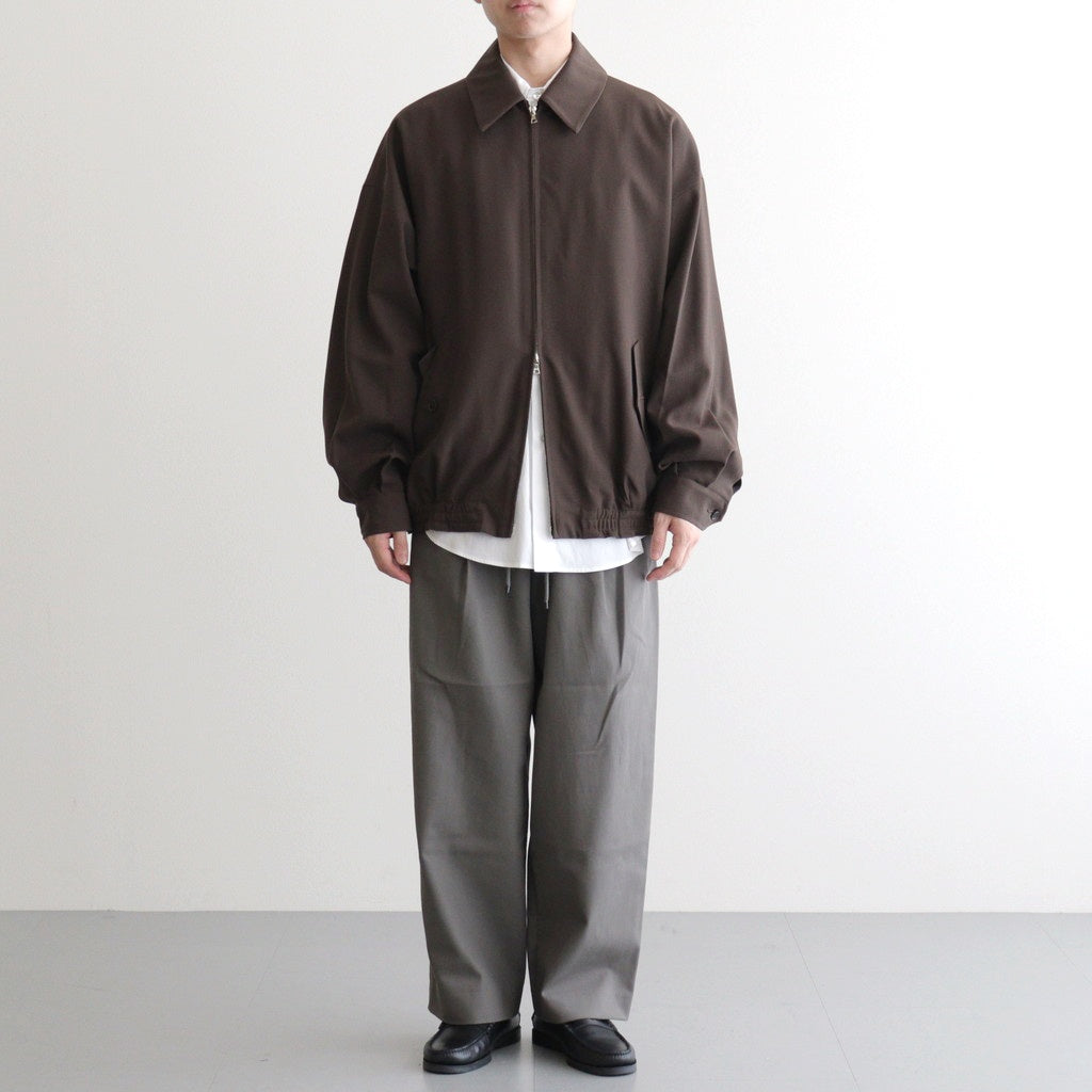 DOUBLE PLEATED EASY TROUSERS #GRAY [A26A93PT02C]