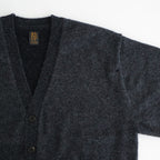 BABY ALPACA KURUMI TENJIKU V CARDIGAN #CHARCOAL [BN-25FM-059]