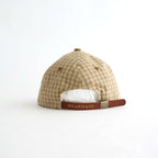 MADRAS CHECK CAP - DANNYBOY #MUSTARD [Z01004]