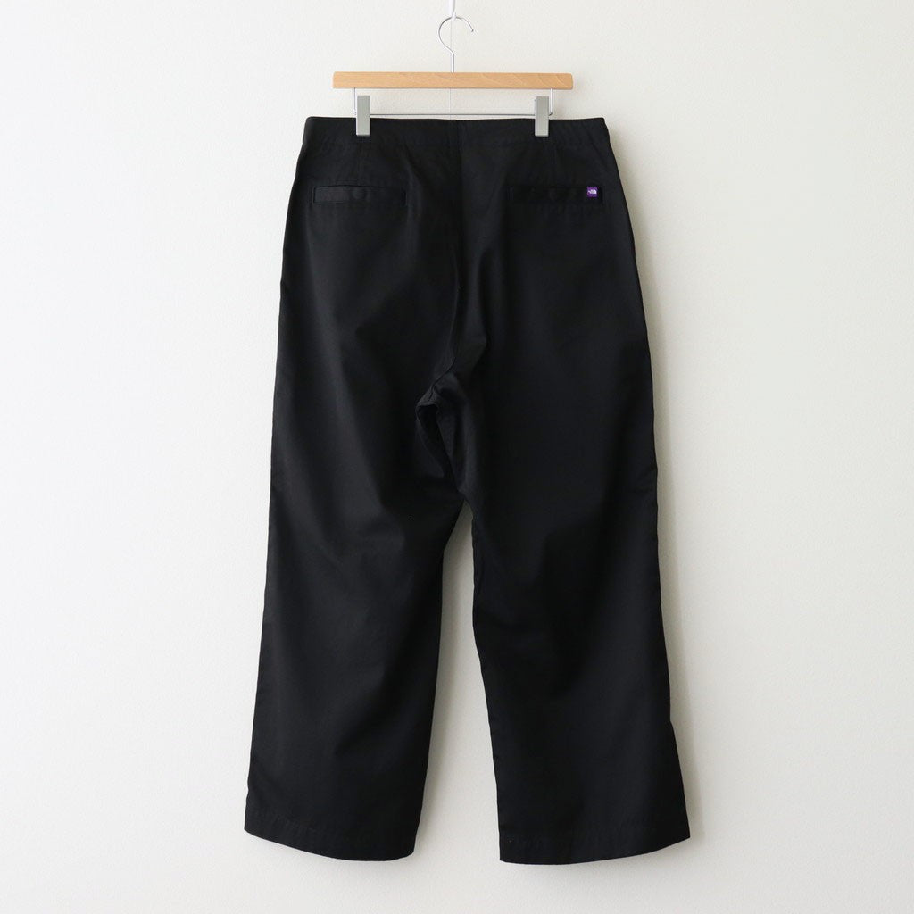Chino Wide Straight Field Pants #Black [N25SC093] – Diffusion