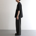 BRITPOP Print Tee WIDE #InkBlack×Ivory-PT [bROOTS25S34A]