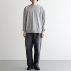 Washable Japanese Merino L/S Tee #GREY [SM61MC002]