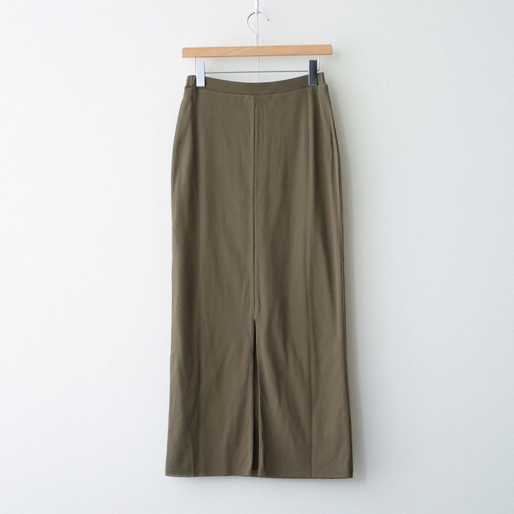Hard Twist Rib Skirt #Khaki [BHSW26S13]