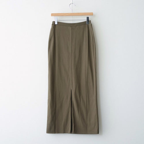 Hard Twist Rib Skirt #Khaki [BHSW26S13]