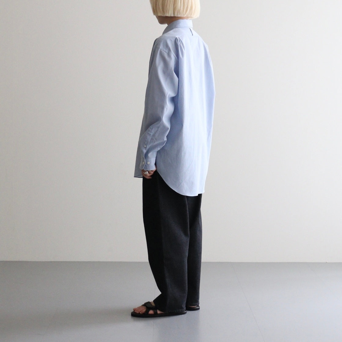 Summer Cotton Dungaree Standard Shirt #Lt Blue [NEP-SS2617]
