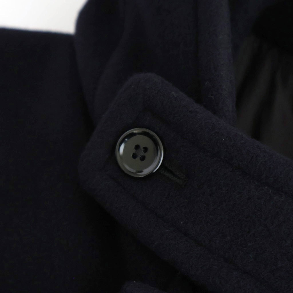 Wool Felton Duffle Coat #DarkNavy×Black-toggle [bROOTS25F2]