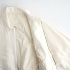 Washed Wool Silk Sports Jacket #Ivory [BHS26F020]