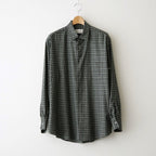 COMFORT FIT SHIRT #MOSS GRAY CHECK [A26C17SH02C]