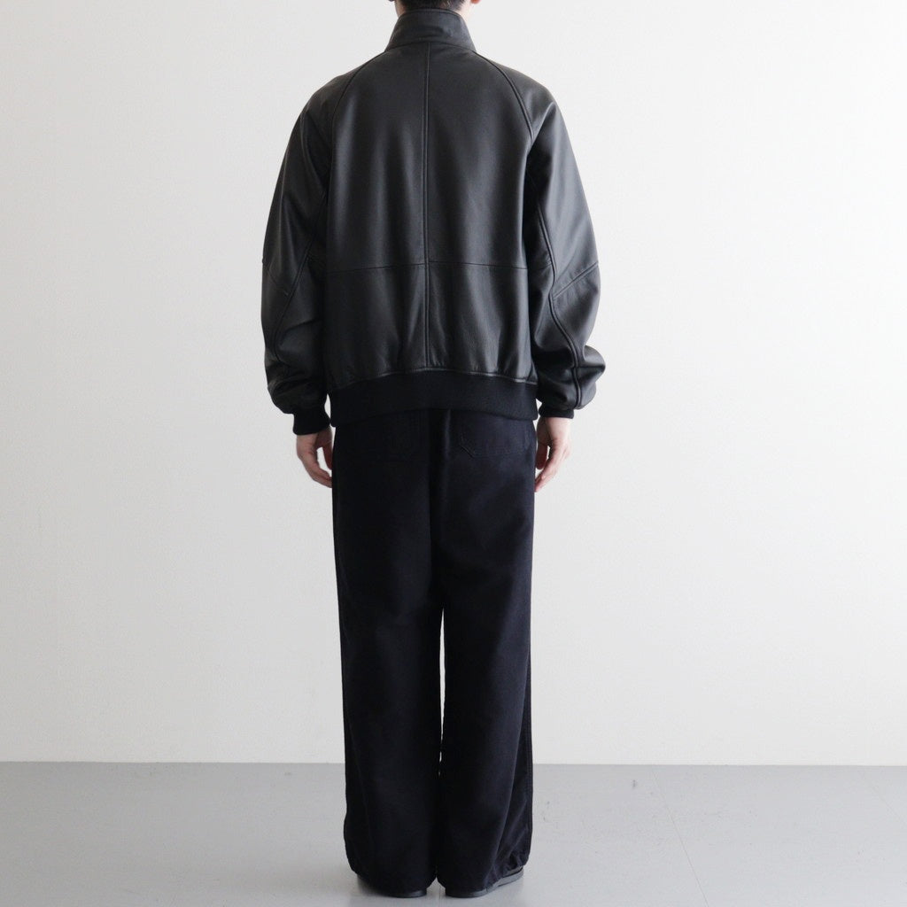 HIGH NECK BLOUSON #BLACK [SH-68-C-SHEEP-4]