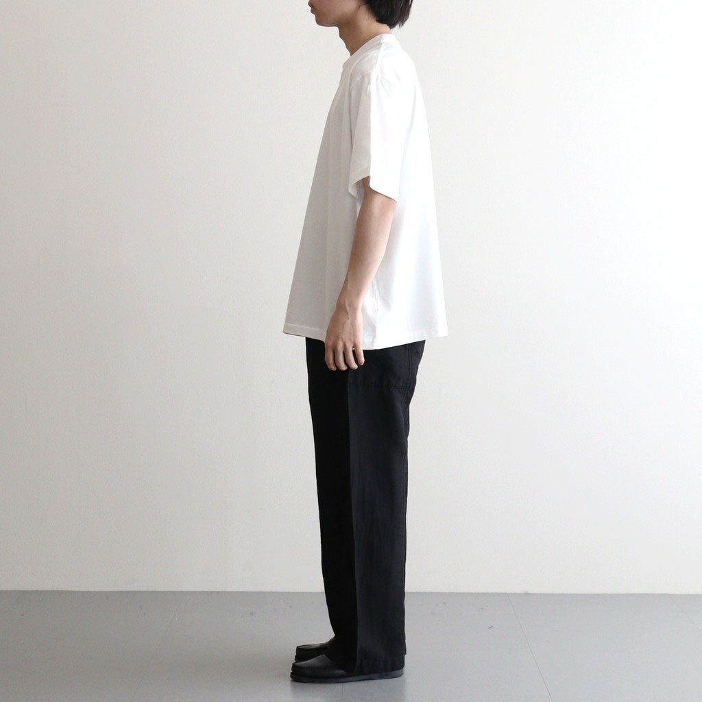 bd Print Tee WIDE #White×White-PT [bROOTS25S34S26A]