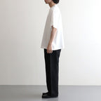 bd Print Tee WIDE #White×White-PT [bROOTS25S34S26A]