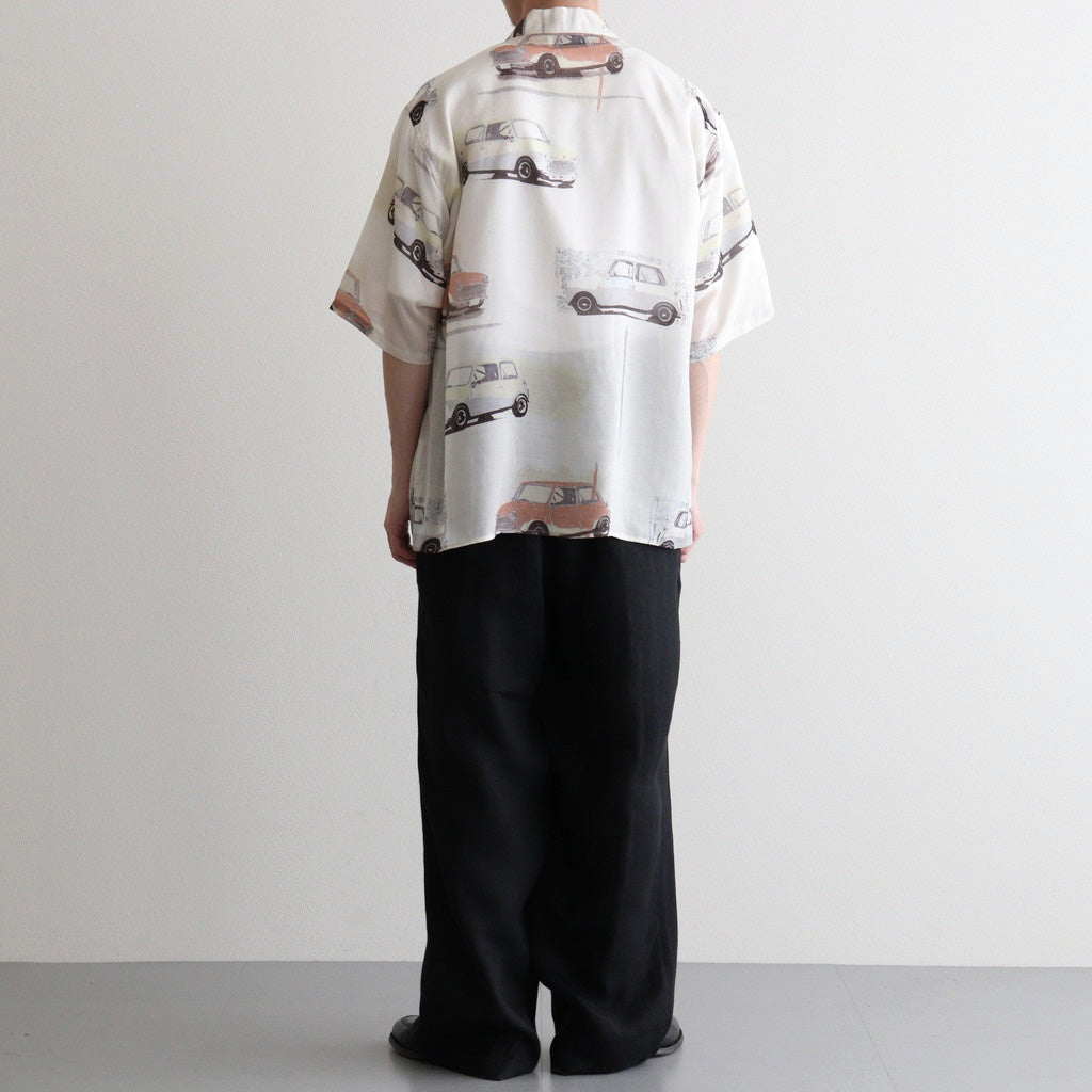 OPEN COLLAR S/S SHIRT #GRAIGE MINI [M26B07SH03B]