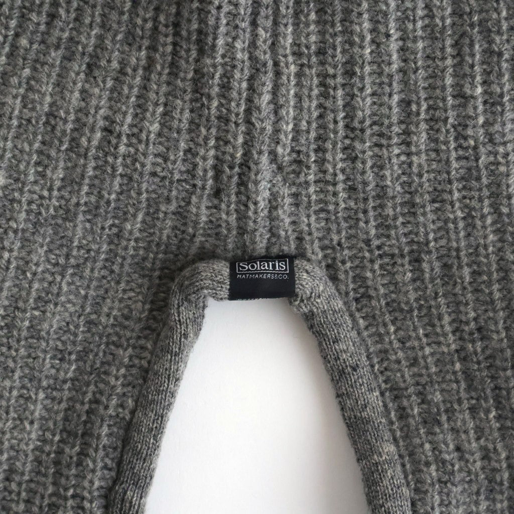 KNIT FLIGHT CAP - UNRULYBOY #GRAY [X01015]