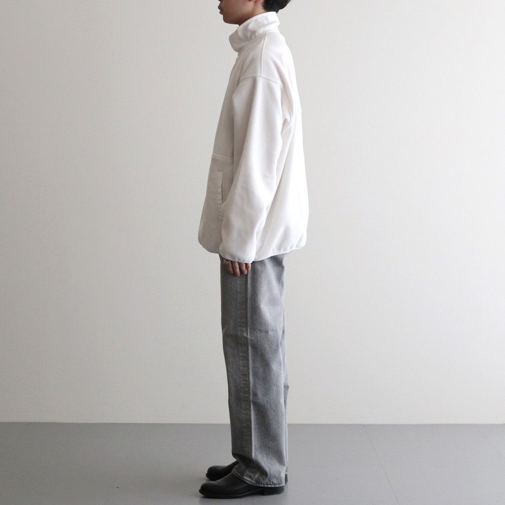 RECYCLE POLYESTER FLEECE BZ #WHITE [17032 25328]