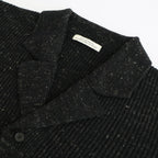 BLENDED KEMPI WOOL RAPEL CARDY #ONYX [252OJ-KN03]