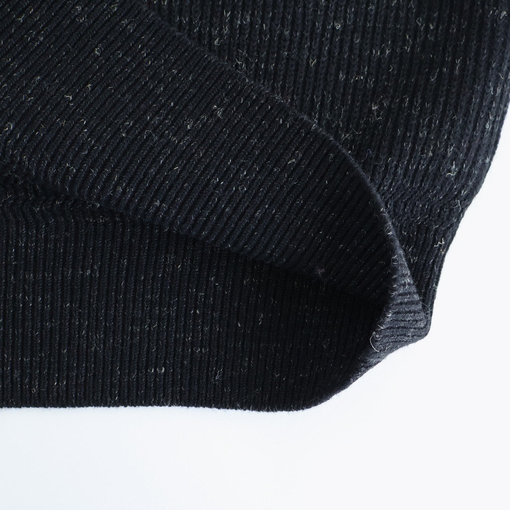 BLENDED KEMPI CREW-NECK SWEATER #ONYX [252OJ-KN01]