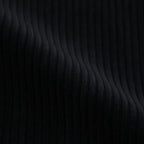 CLASSIC FIT DOUBLE PLEATED TROUSERS #BLACK [A25C13PT02C]