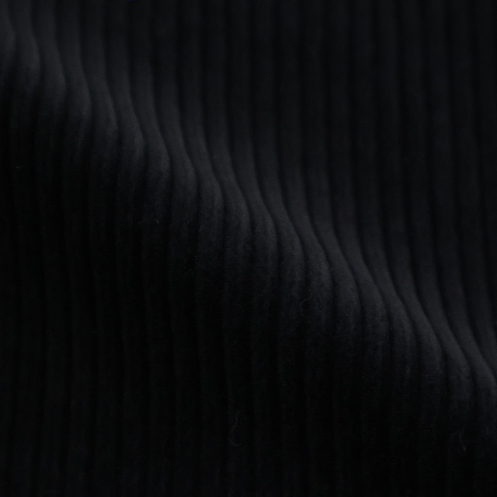 CLASSIC FIT DOUBLE PLEATED TROUSERS #BLACK [A25C13PT02C]