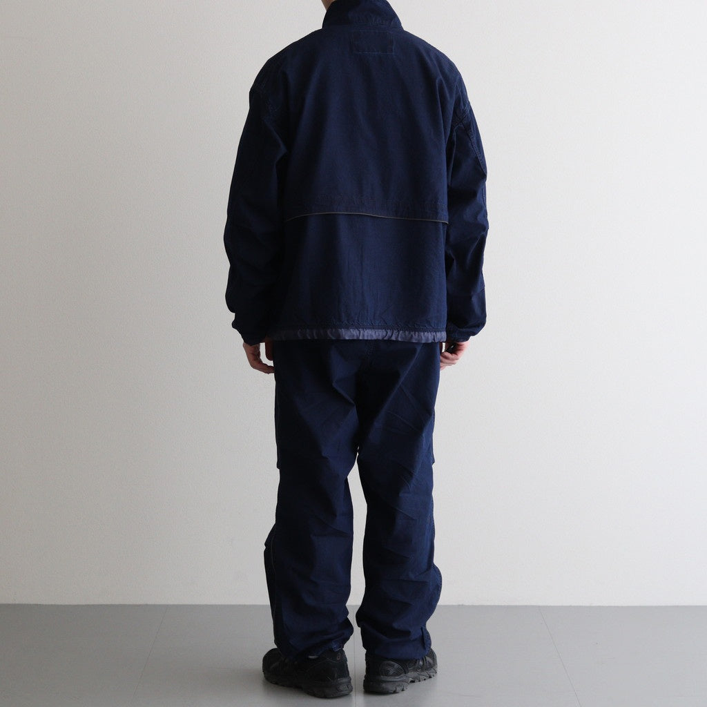 Indigo Field Track Jacket #Indigo [N25SA022]