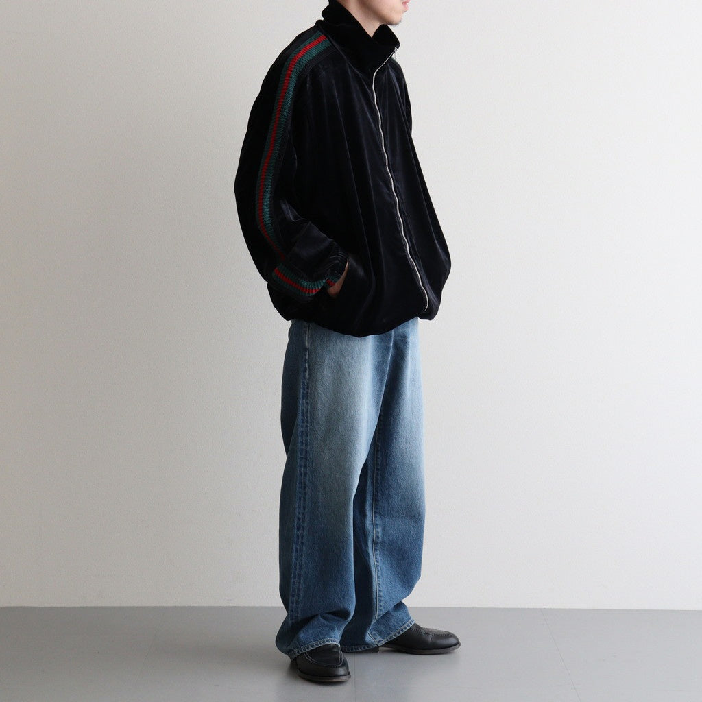 TRACK JACKET VELOURS #BLACK [DNA25B03-B]